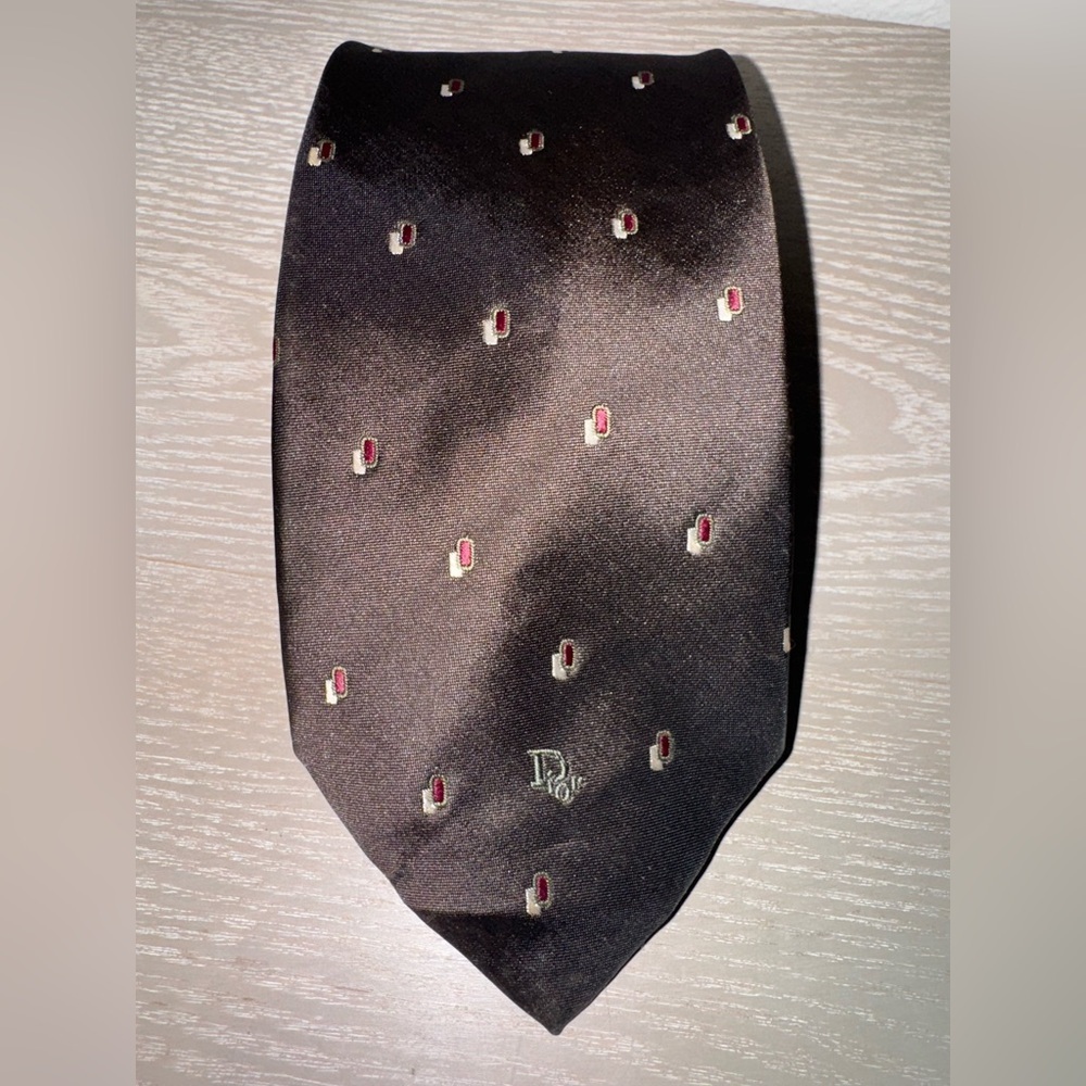 Christian Dior men’s Browns necktie